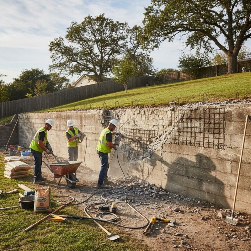 Retaining Wall Repair