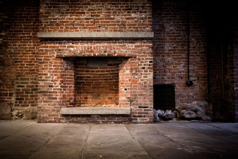 Brick Fireplace Building