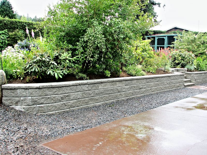 Repaired Retaining Wall