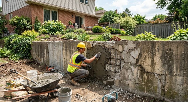 Retaining Wall Repair Service
